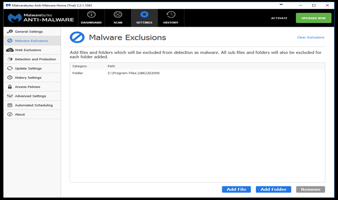 excluding-the-anti-virus-software-folder
